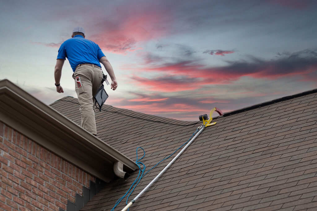 hancock employees roof inspection